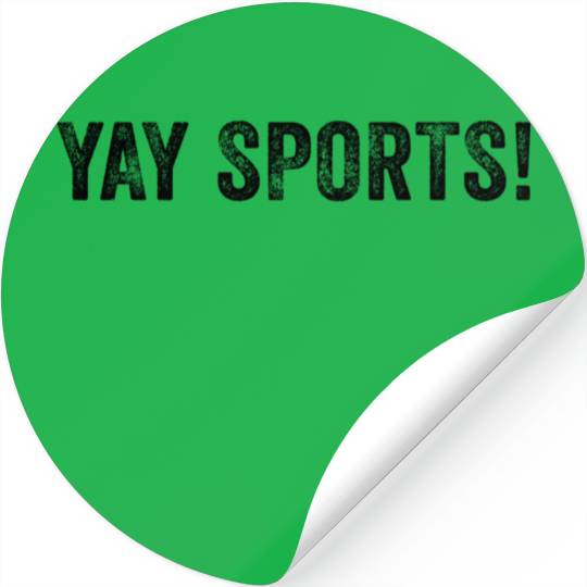 Yay Sports Sports Distressed Stickers