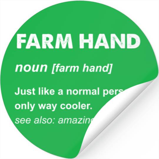 Farm Hand Stickers