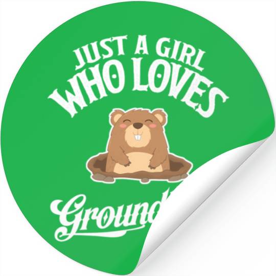 Who Loves Groundhogs Groundhog Stickers