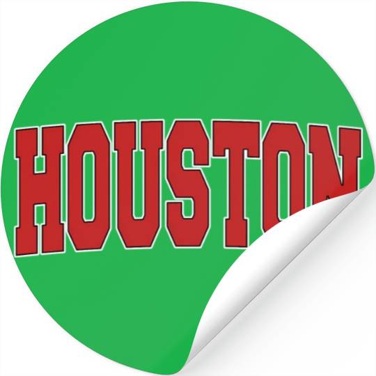 Houston Tx Texas Varsity Style Usa Sports Stickers
