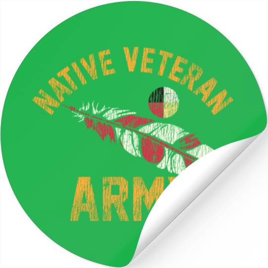 Native American Vietnam Veteran Stickers