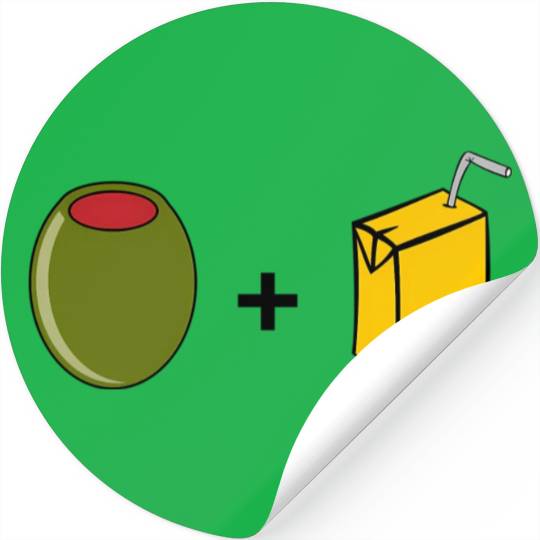 Olive Juice I Love You Stickers