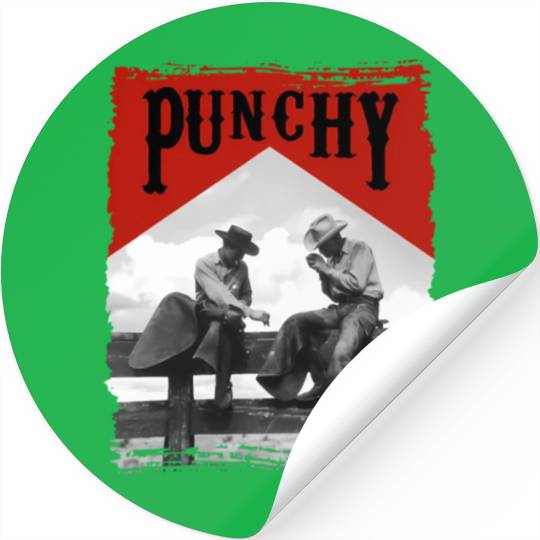Western Texas Cowgirl Horse Rodeo Punnchy Cowboy Stickers