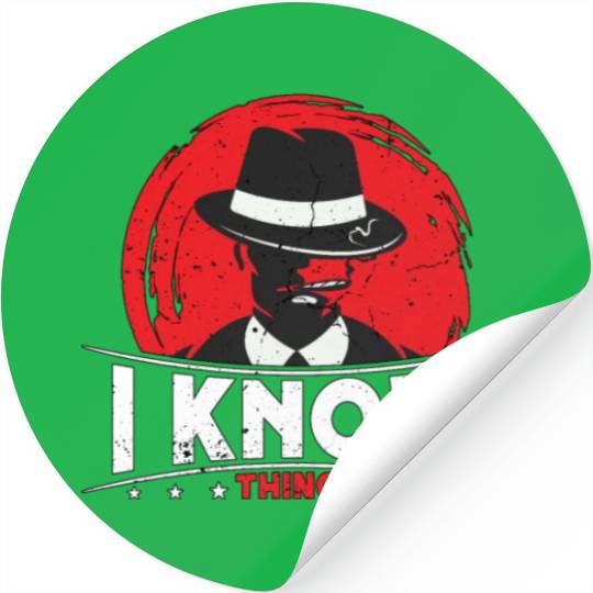 Detective I Know Things Law Enforcement Sheriff Stickers