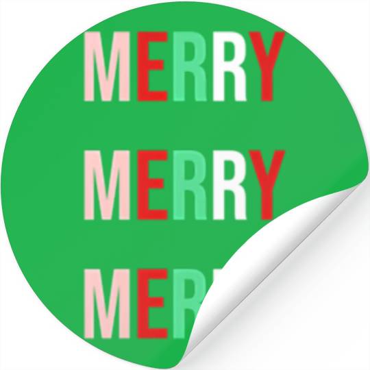 Merry Merry Merry Stickers