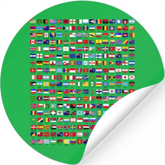 Flags Of The Countries Of The World 287 Flag Stickers