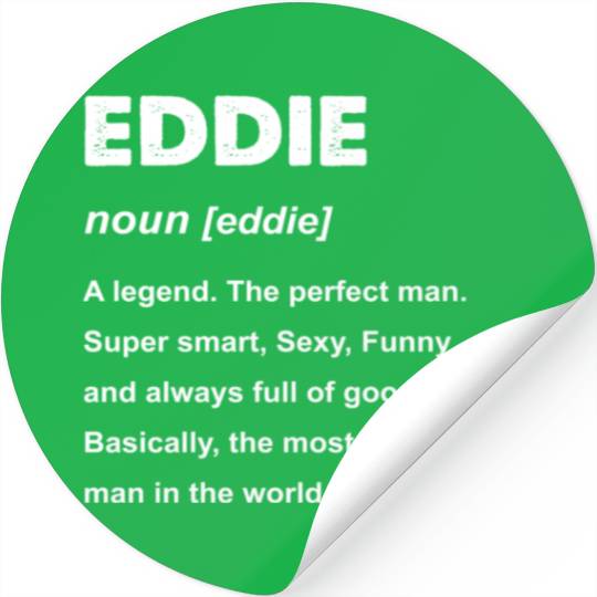 Eddie Name Stickers
