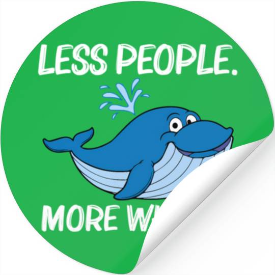 Whale For Orca Narwhal Blue Whales Stickers