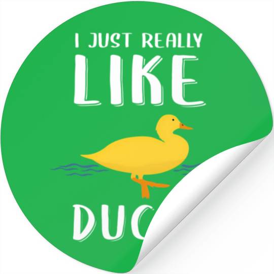 Duck For Duck Hunting Bird Stickers