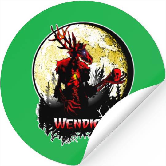 Wendigo New Monster inwalker Cryptid Evil Stickers