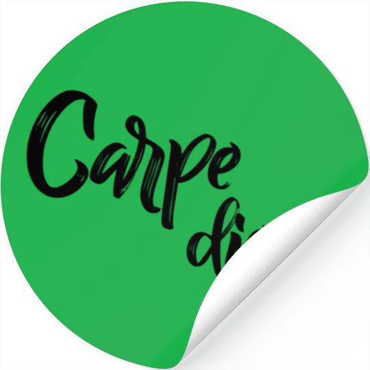 Carpe Diem Seize The Day Yoga Stickers