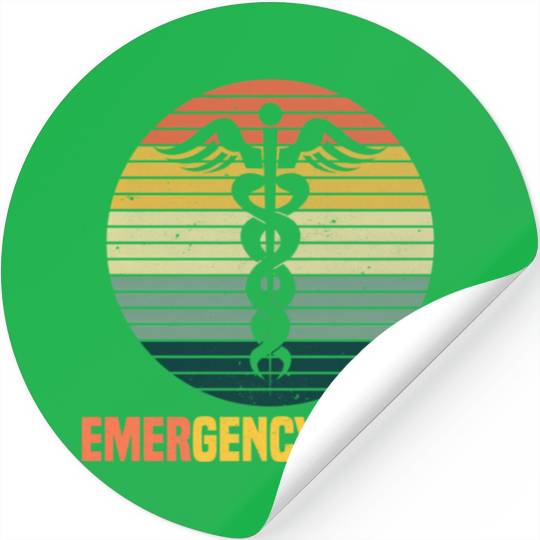 Emergency Room Nurse Er Nursing Stickers
