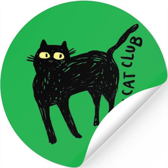 Black Cat Club Stickers