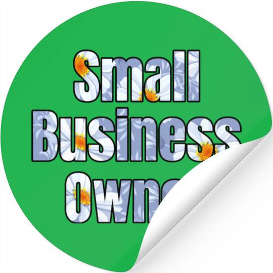 Small Business Oowner daisy Stickers