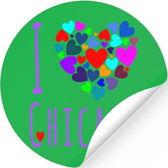 I Love Chicago Heart City Of Chicago Stickers