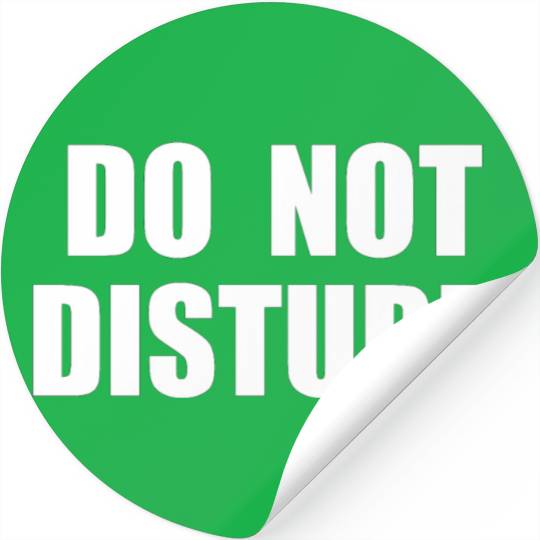 Do Not Disturb - Airplane Airport Train Subway Stickers