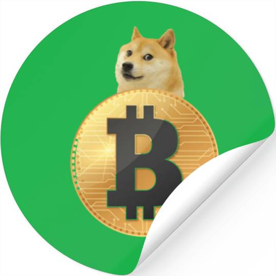 I love bitcoin Stickers