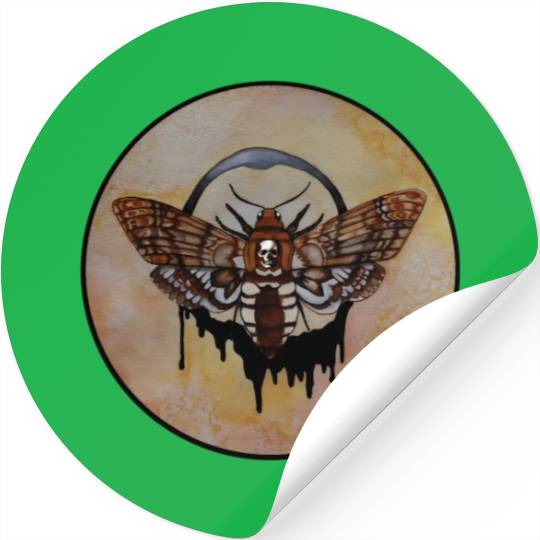 Death'S Head Hawk Moth Stickers