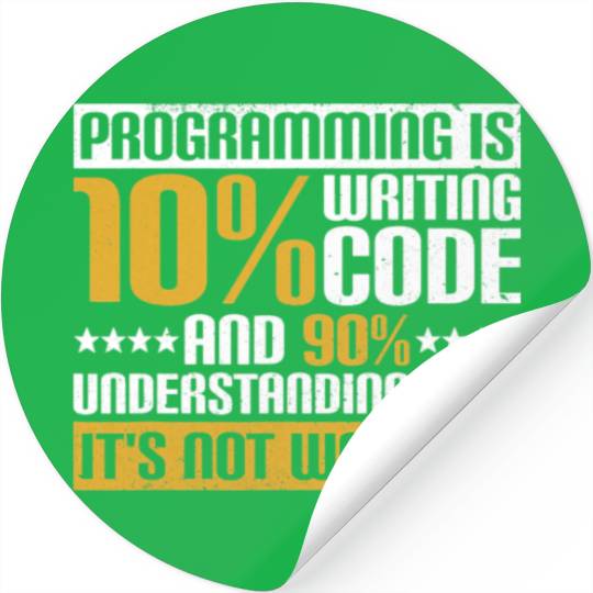 Software Developer Binary Computer Science Funny P Stickers