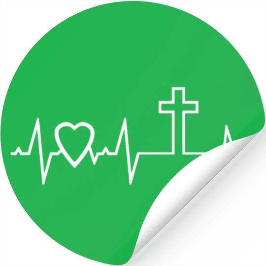 Christian Cross I Love Jesus Easter Resurrection Stickers