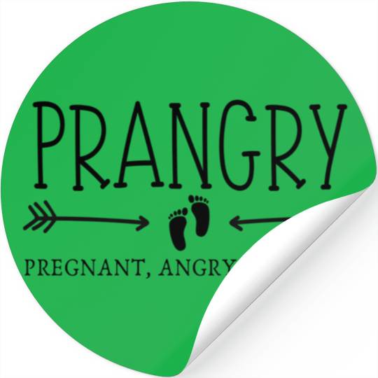 Prangry Pregnancy Announcement Prangry Definition Stickers