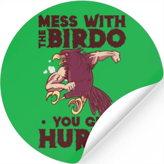 Bird Cartoon Birdwatching Bird Owner Stickers