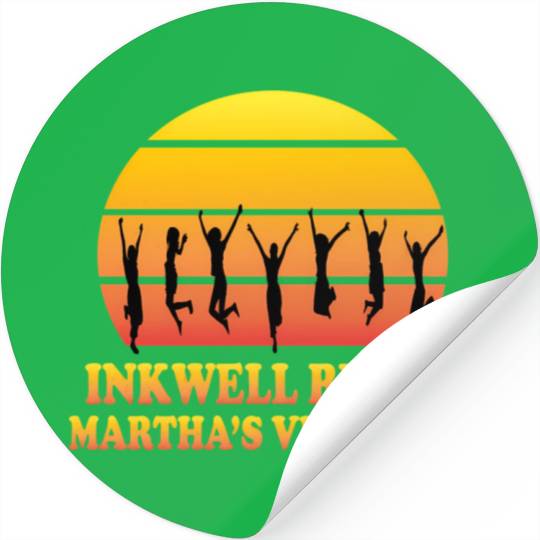 Inkwell Beach Oak Bluffs Martha'S Vineyard Ma Stickers