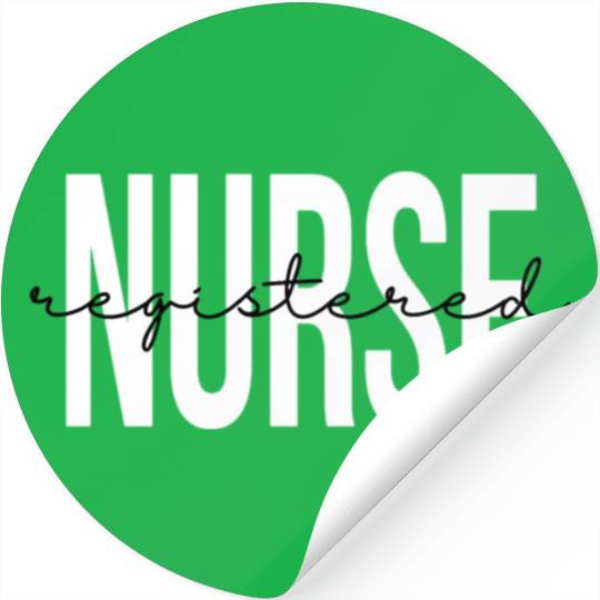 Registered Nurse Rn Emergency Room Nurse Stickers