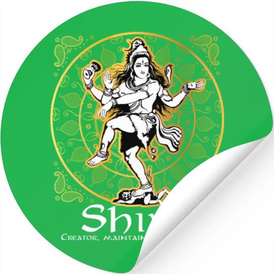 Shiva 'Creator Maintainer Destroyer' Hindu Gods Stickers