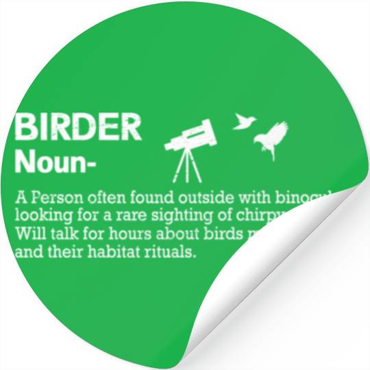 Bird Lover Birdwatching Bird Whisperer Stickers
