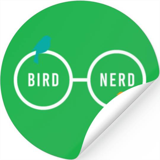 Bird Nerd Bird Watching Ornitology Stickers