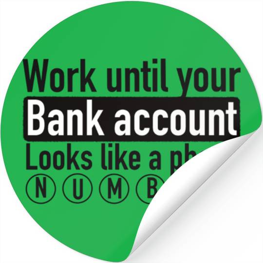 Work hard Stickers