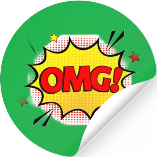 OMG design Stickers