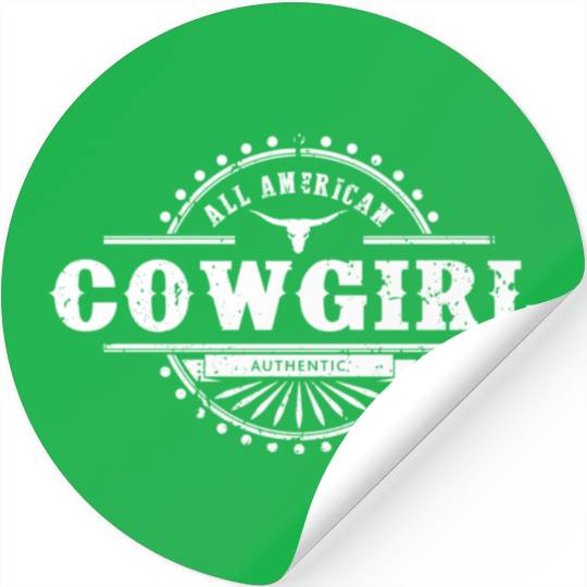 Cowboy Cory And Western Wear For Cow Stickers