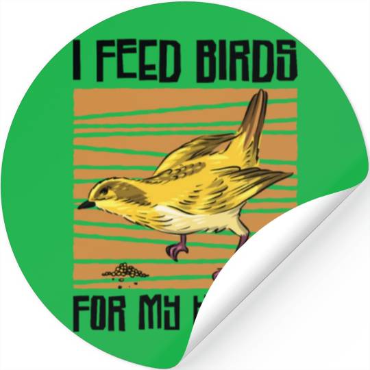Bird Feeding Health Bird Fan Birdwatching Stickers