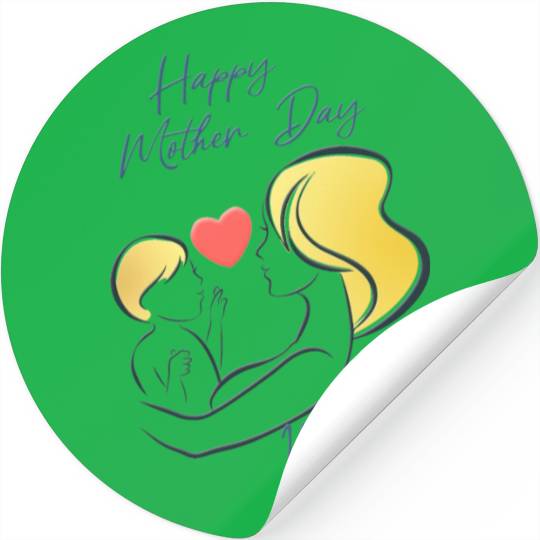 Happy Mother's Day Mom Stickers