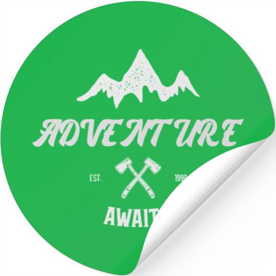 Adventure Awaits est 1999 Stickers