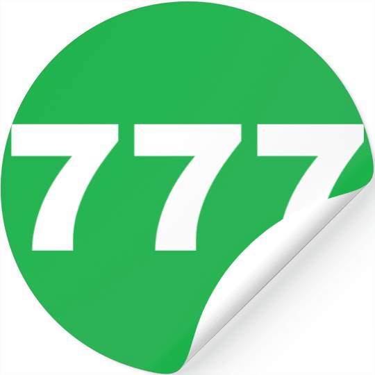 777, Angel Number Stickers