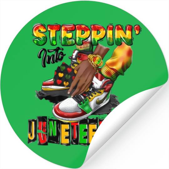 Youth Shoes Step' Into Juneteenth Like My Stickers