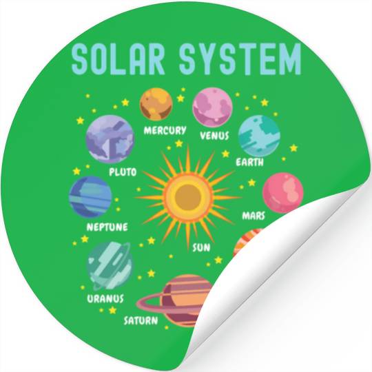 Solar System Planets Science Stickers