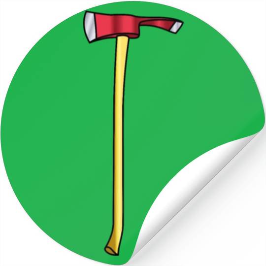 firefighter axe Stickers