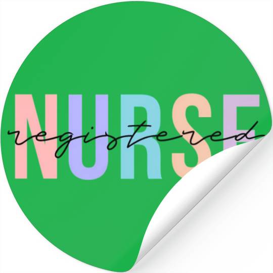 Registered Nurse Rn Emergency Room Nurse Stickers