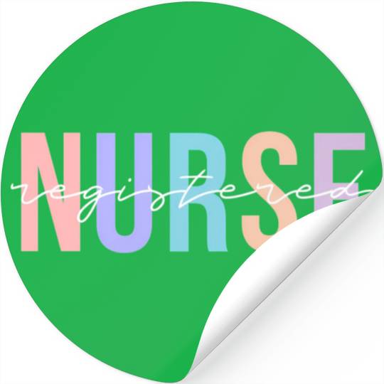 Registered Nurse Rn Emergency Room Nurse Stickers