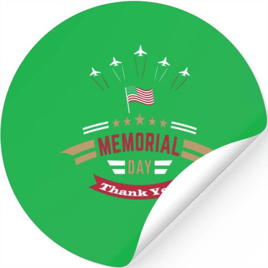 national america memorial day Stickers army for you