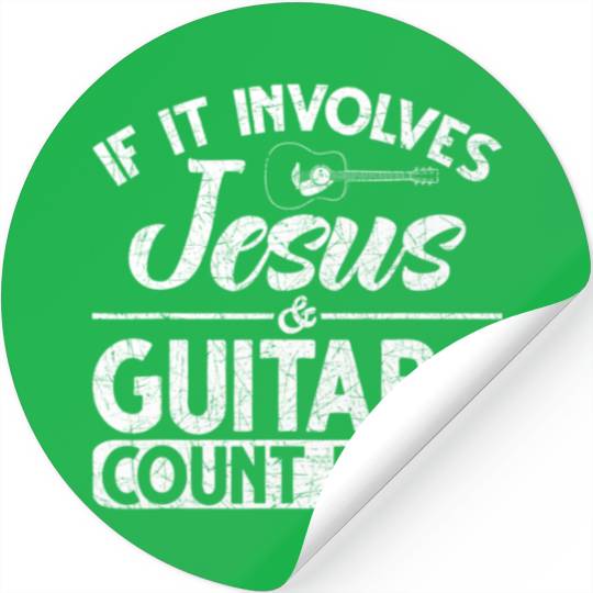 Musician Guitar Music Guitarist Christian Jesus Stickers