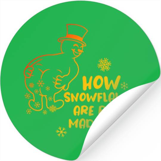 How Snowflakes Are Really Made Stickers