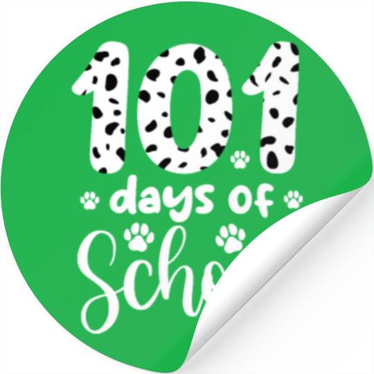 101 Days of School, Dalmatian Stickers