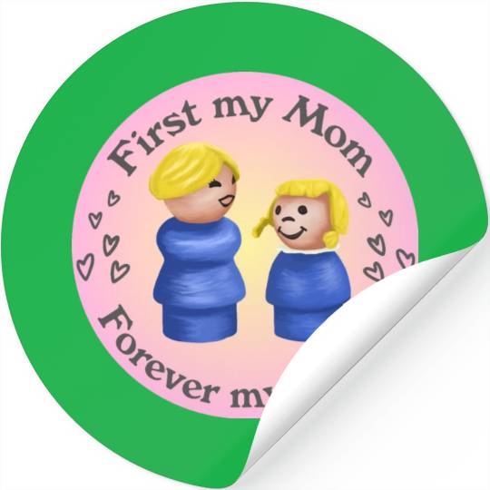 Fisher Price Little People mom friends Stickers