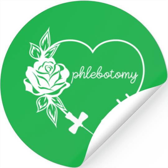 Phlebotomy For Student Or Employee - Phlebotomist Stickers