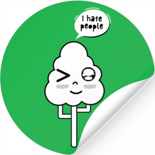 I Hate People Stickers